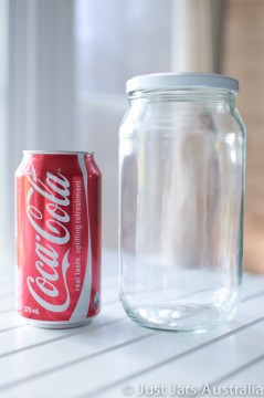 1-litre round jar (with lid)